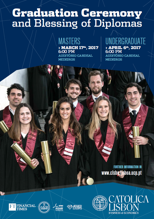 Masters Graduation Ceremony 2017 Catolica Lisbon